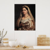 Poster Dame au Voile (Cuisine)