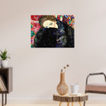 Poster Dame avec Muff par Gustav Klimt<br><div class="desc">Dame avec Puff, tableau d'art de Gustav Klimt</div>