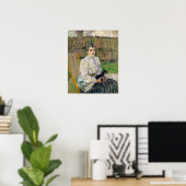 Poster Dame avec un chien (Bureau à domicile)