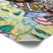 Poster Dame avec un ventilateur, Gustav Klimt (Coin)