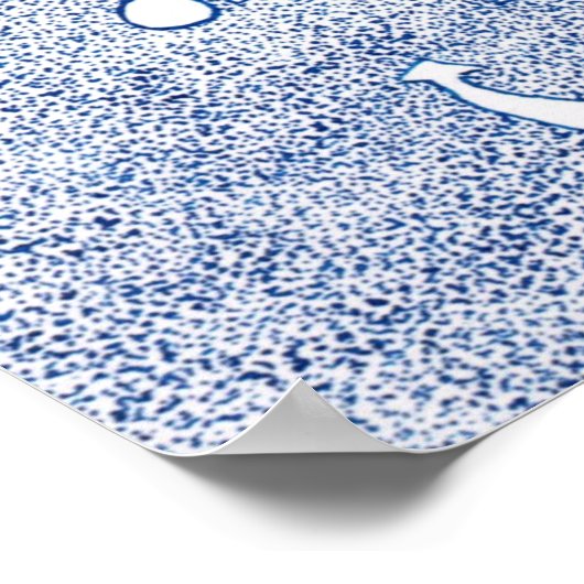 Poster Dame bleue (Coin)