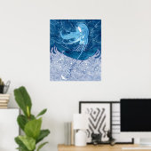 Poster Dame bleue (Bureau à domicile)