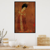 Poster Dame chinoise (IV) (Cuisine)