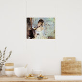 Poster Dame dans les toilettes par Berthe Morisot (Cuisine)