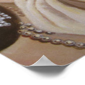 POSTER DAME DANS UN CASQUETTE DE LACE (Coin)