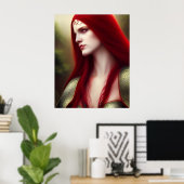 Poster Dame de Camelot (Bureau à domicile)