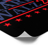 Poster Dame de chat pour Kamala Harris Tim WAlzheimer 202 (Coin)