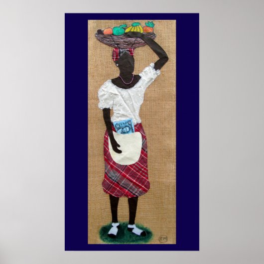 Poster Dame de fruits (Devant)
