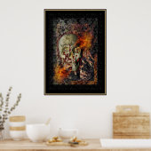 Poster Dame de la douleur (grande) (Cuisine)