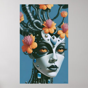 Poster Dame de la Fleur d'Aîné