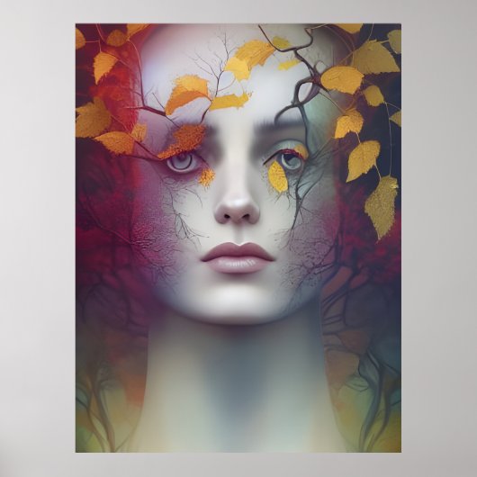 Poster Dame de la nature (Devant)