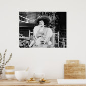 Poster Dame de Poméranie, début des années 1900 (Cuisine)