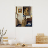 Poster Dame debout à la Virginal, vers 1672-73 (Cuisine)