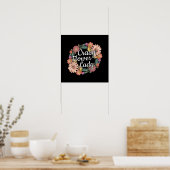 Poster Dame des fleurs folles - Zinnia Gardener (Cuisine)