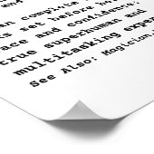 Poster Dame du chef (Coin)