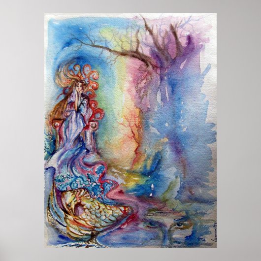 Poster DAME DU LAC, taille colossale (Devant)