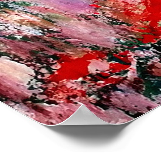 Poster Dame en rouge (Coin)