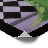 POSTER DAME EN VERT (Coin)