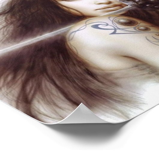 Poster Dame guerrière (Coin)