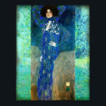 Poster Dame Gustav Klimt en bleu<br><div class="desc">Si vous choisissez de télécharger, votre magasin Walgreen local fabrique des affiches de votre téléchargement dans différentes tailles et dans différentes textures à un très bon prix. Parfois avec un rabais. Un conseil de mon ami américain. Pour le Royaume-Uni, voir "Impression numérique" en ligne. J'ai créé cette affiche à partir...</div>