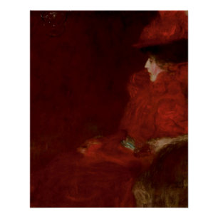 Poster Dame im Fauteuil de Gustav Klimt