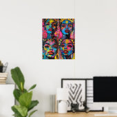 Poster Dame Liberté (Bureau à domicile)