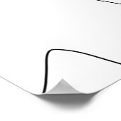 Poster Dame Moderne En Casquette Avec Rouge Lipstick Line (Coin)