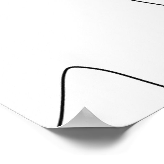 Poster Dame Moderne En Casquette Avec Rouge Lipstick Line (Coin)