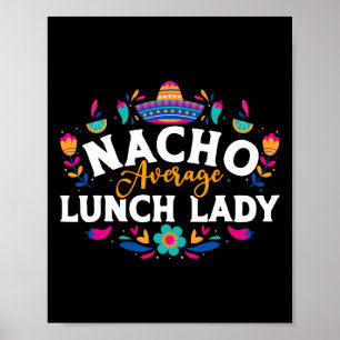 Poster Dame moyenne Nacho Cinco De Mayo tenue de correspo