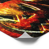 Poster Dame noire d'Halloween (Coin)