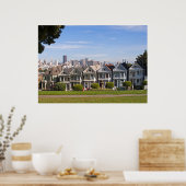 Poster Dame peinte de San Francisco (Cuisine)