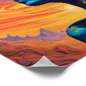 Poster Dame psychédélique (Coin)