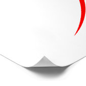 Poster dame rouge (Coin)