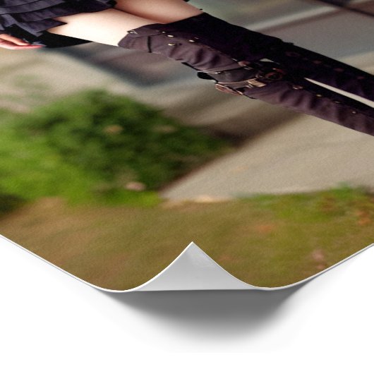 Poster Dame Steampunk (Coin)