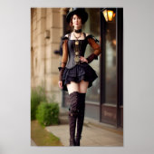 Poster Dame Steampunk (Devant)