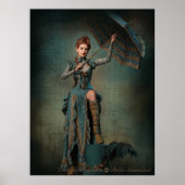Poster Dame Steampunk (Devant)