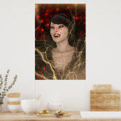 Poster Dame Vamp (Cuisine)