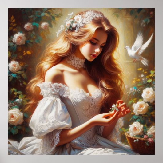 Poster Dame victorienne (Devant)