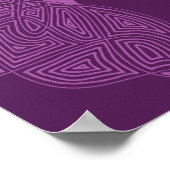 Poster Dame violette (Coin)