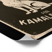 Poster Dames de Chien Pour Kamala Harris  (Coin)