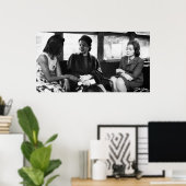 Poster Dames des droits civils (Bureau à domicile)