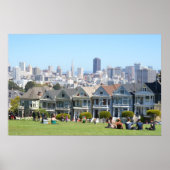 Poster Dames peintes en Alamo Carré San Francisco (Devant)