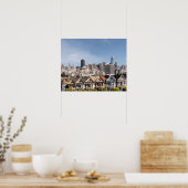 Poster Dames peintes maisons victoriennes à San Francisco (Cuisine)