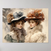 Poster Dames victoriennes (Devant)