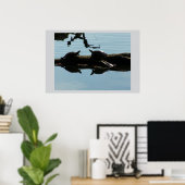 Poster d'amis de la tortue de bébé (Bureau à domicile)