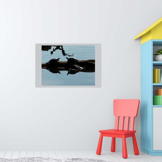 Poster d'amis de la tortue de bébé (Pépinière 1)