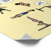 Poster d'amis en croisé (Coin)