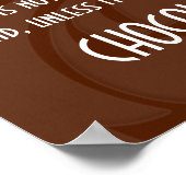 Poster d'amis et de chocolat (Coin)
