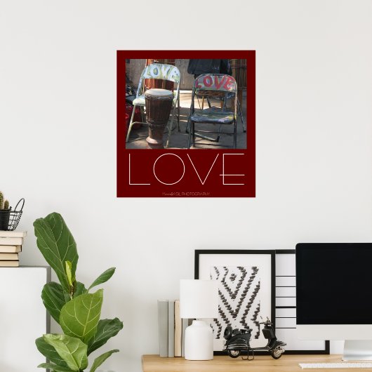 Poster d'amour ! (Bureau à domicile)