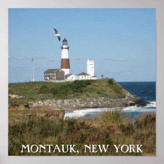Poster d'amour du phare de Montauk (Devant)